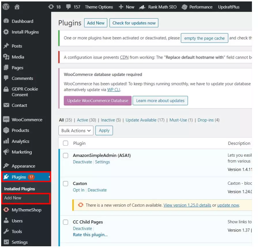 Installation d’un plugin pour insérer plus tard un favicon dans WordPress 