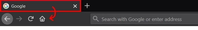Image: Firefox : changer la page de démarrage via la barre d’outils