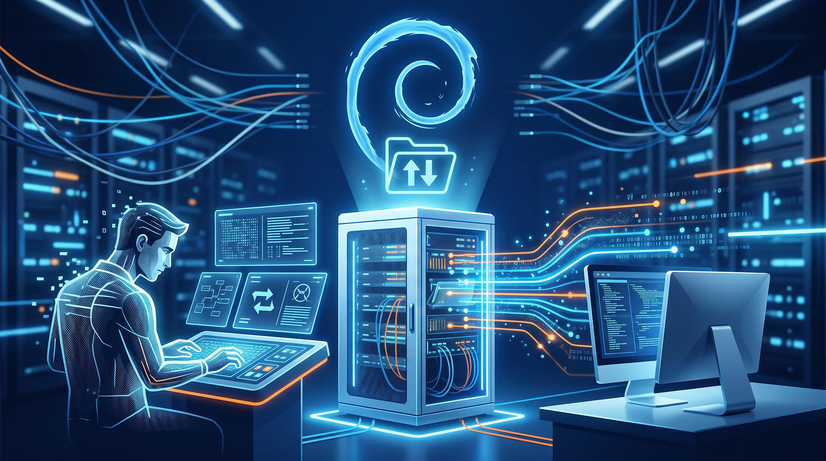 Image: Serveur FTP sous Debian : installer et configurer votre serveur
