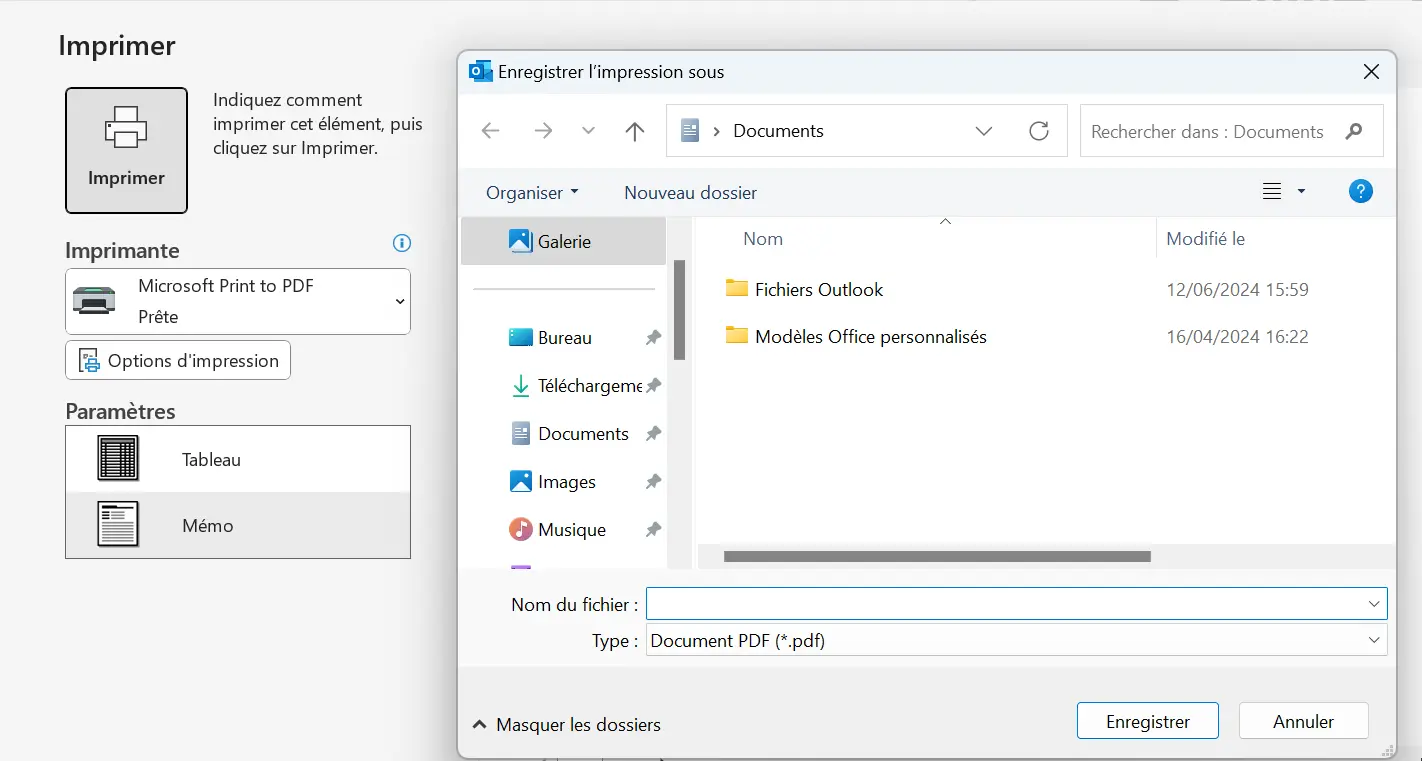 Enregistrer l’email au format PDF dans Outlook Image: Enregistrer l’email au format PDF dans Outlook