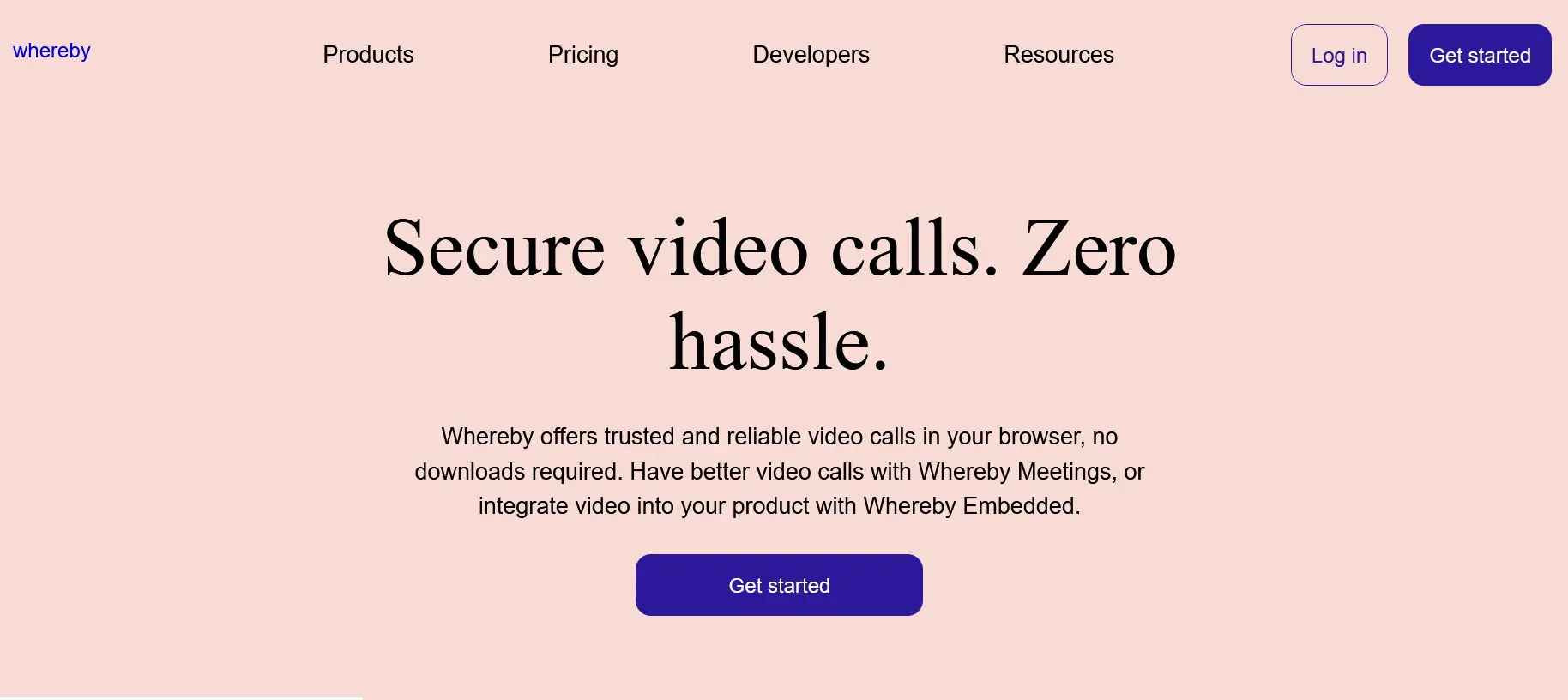 Image: Capure d&rsquo;&eacute;cran Whereby