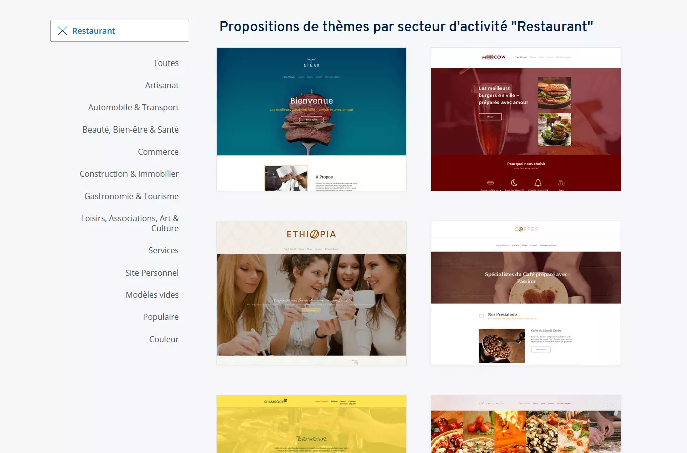 Image: Templates pour un blog de voyage