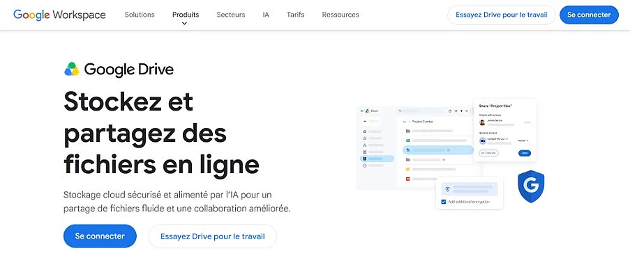 Alternative à WeTransfer : Google Drive Image: Alternative à WeTransfer : Google Drive