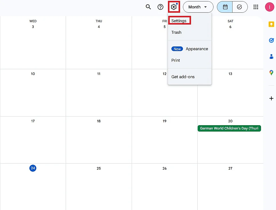 Open an ICS file in Google Calendar Image: Open an ICS file in Google Calendar