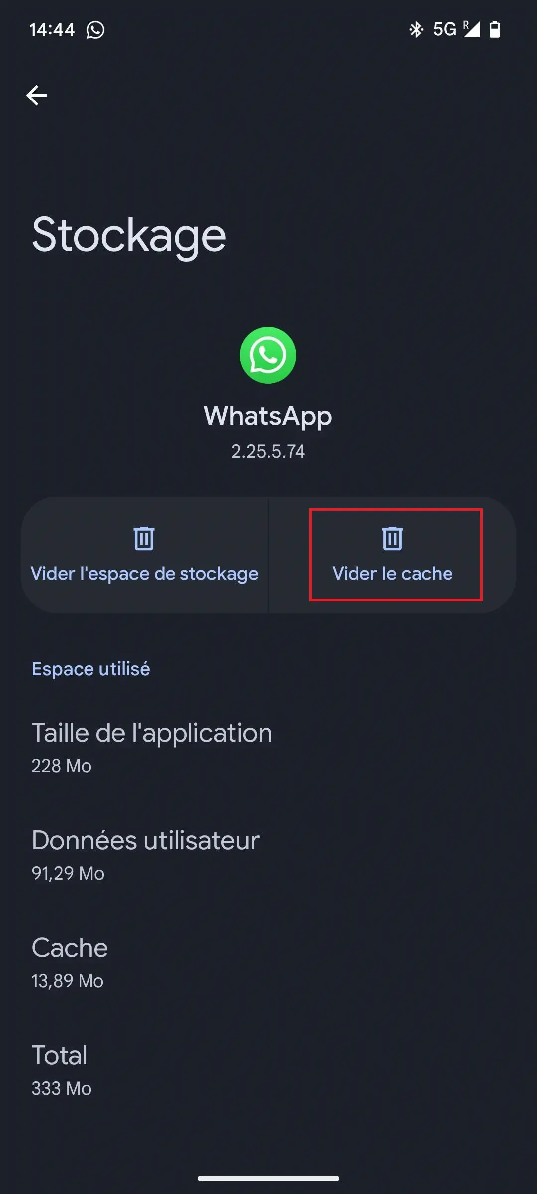 WhatsApp : vider le cache sur Android Image: WhatsApp : vider le cache sur Android