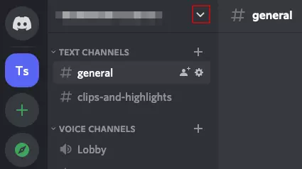 Image: Section du serveur Discord