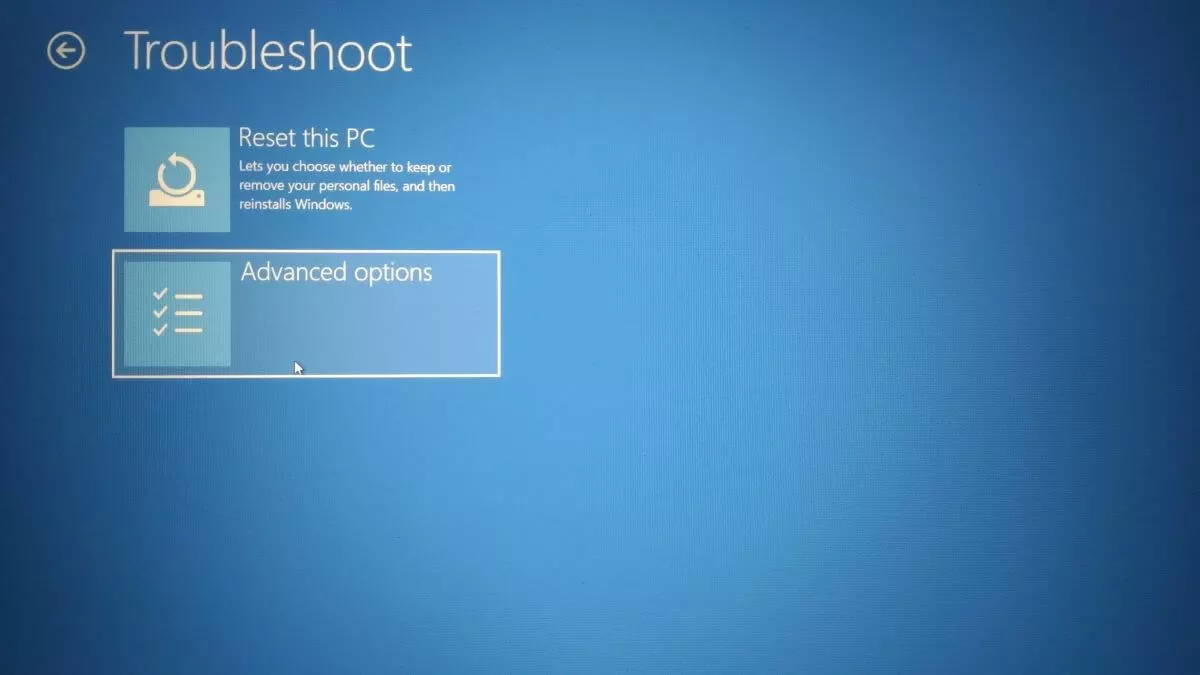 Image: Impression écran UEFI Windows 10 – Dépannage