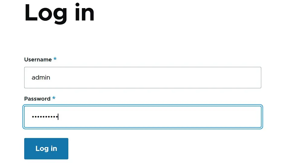 Image: Fen&ecirc;tre de connexion Drupal