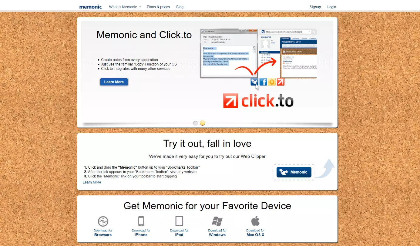 Image: Site Internet de Memonic
