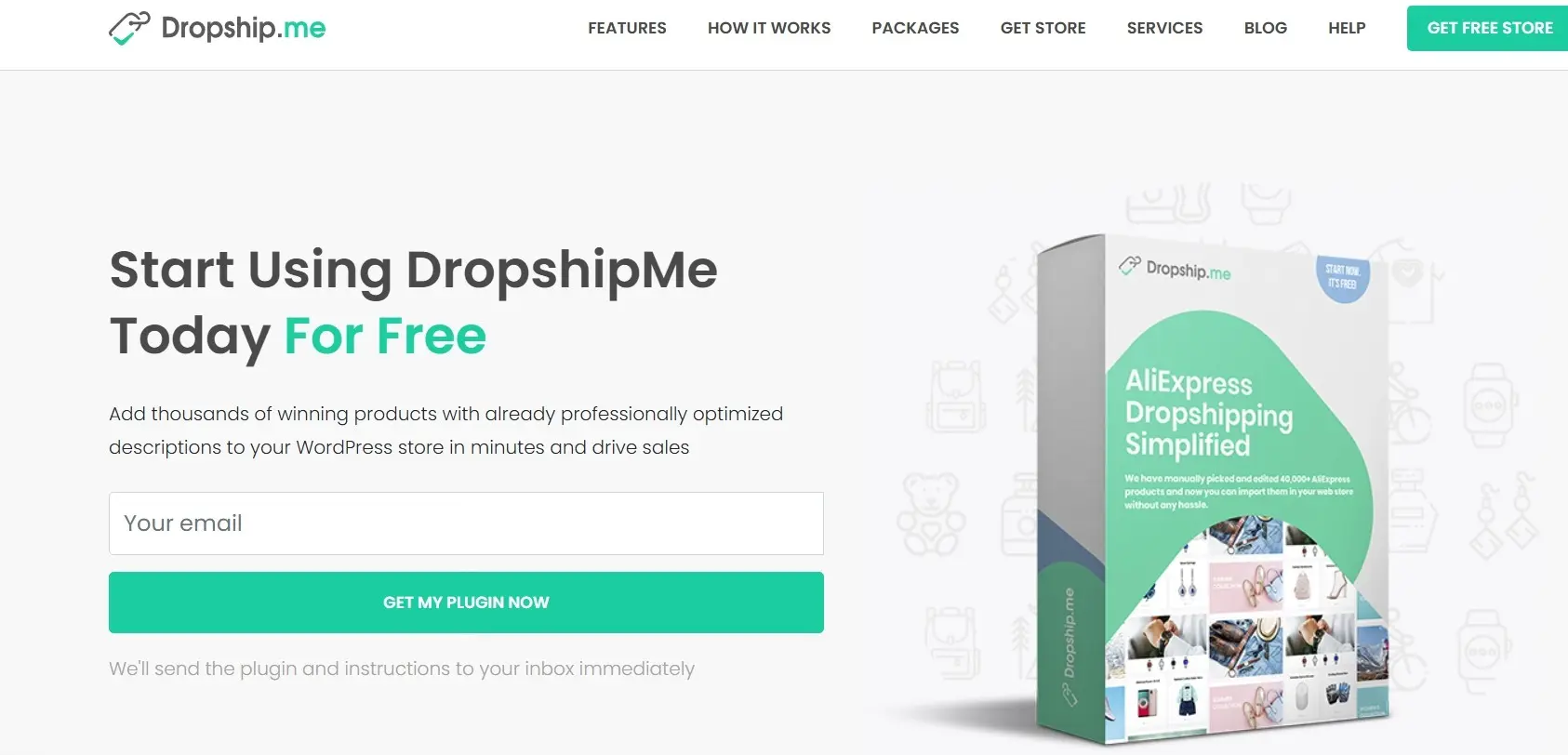 Site Web du plugin DropshipMe Image: Site Web du plugin DropshipMe