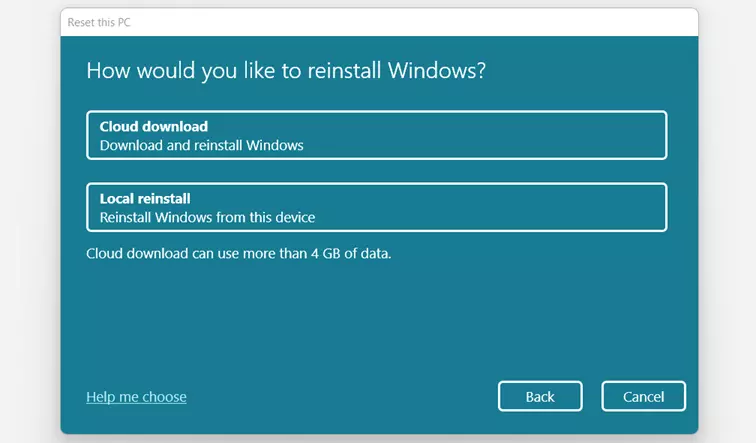 Image: Restaurer Windows 11 : déterminer la source d’installation