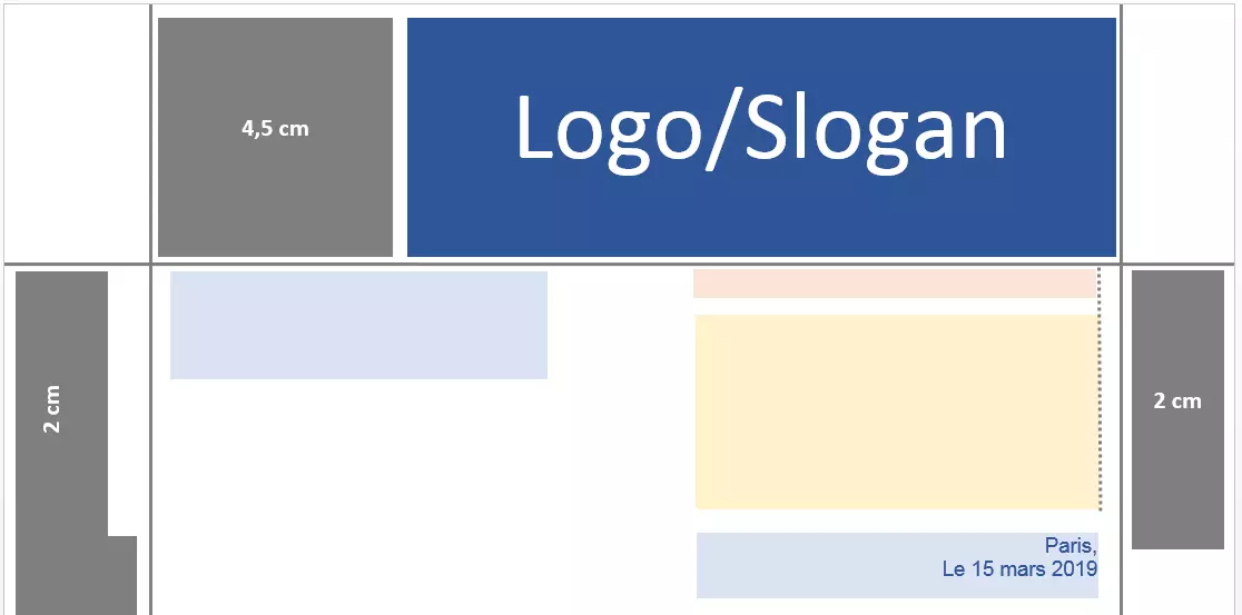 Image: Exemple de lettre commerciale : lieu et date