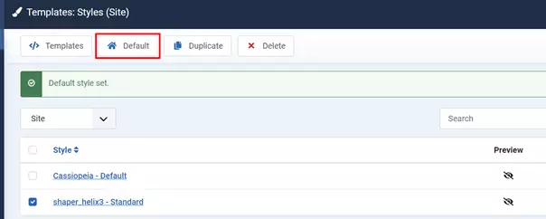 Image: Installer des extensions dans le back-end Joomla.