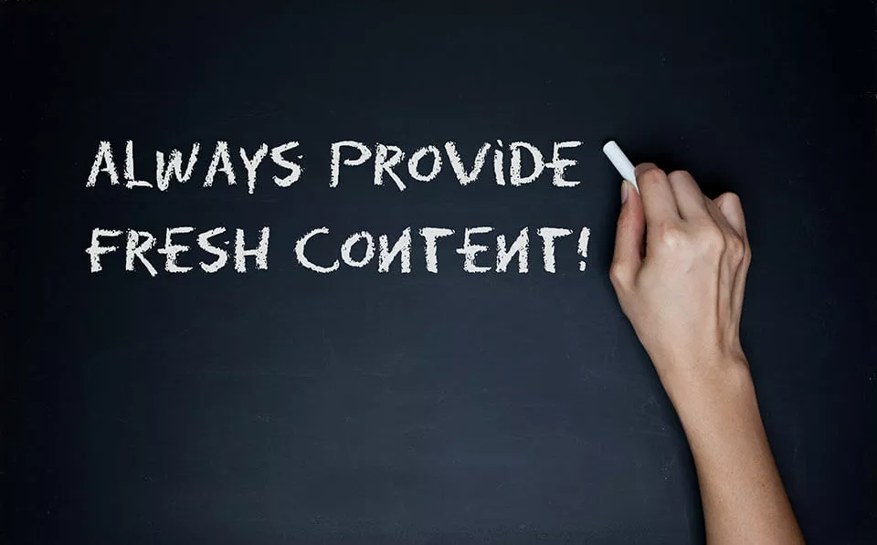 Contenu pour votre site Web