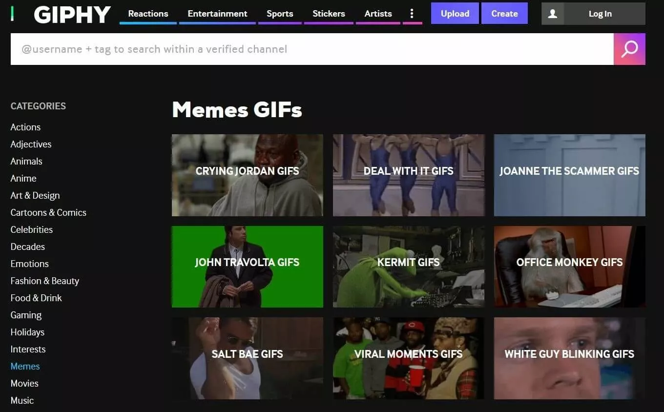 Image: GIF en Thumbnails sur giphy.com