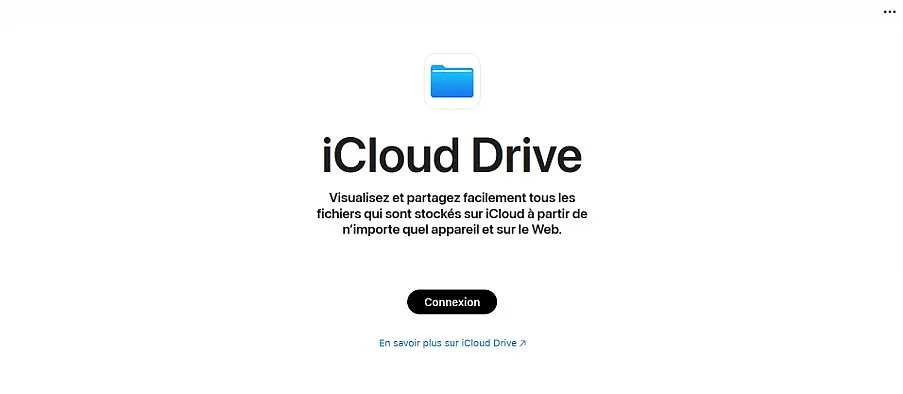 Interface d’iCloud Drive Image: Interface d’iCloud Drive