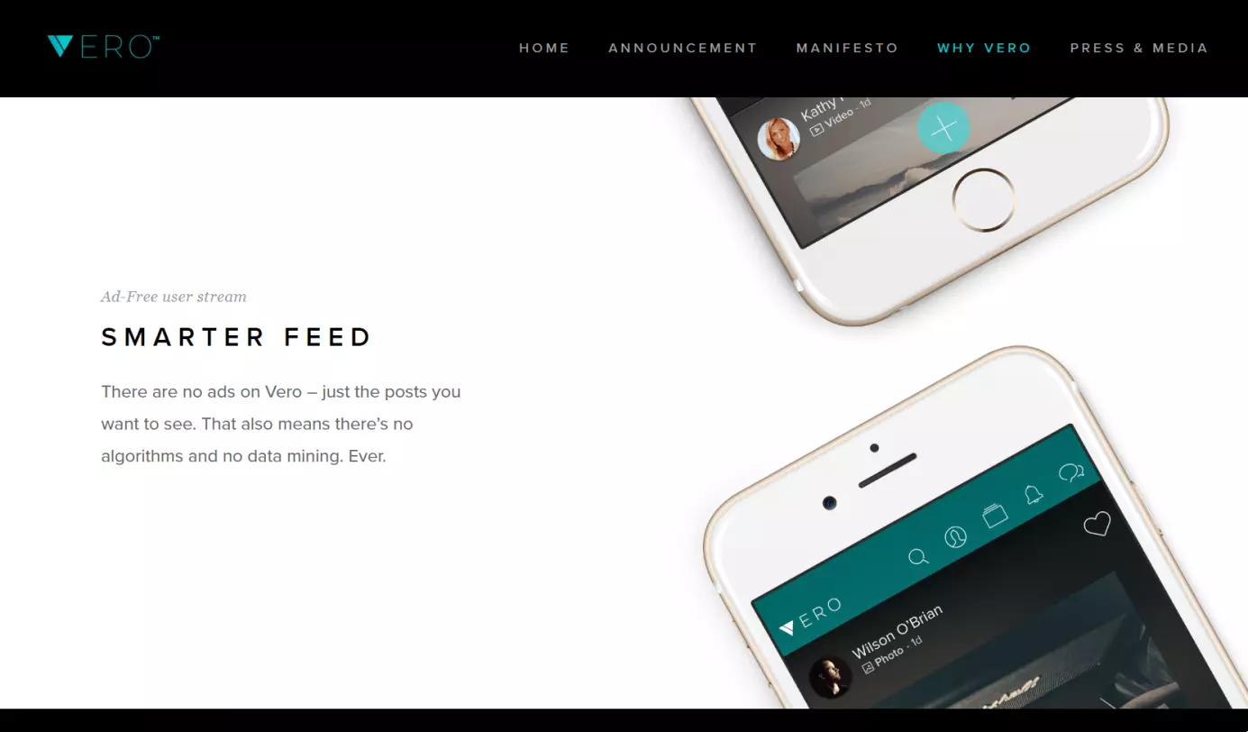 Site Internet de Vero
