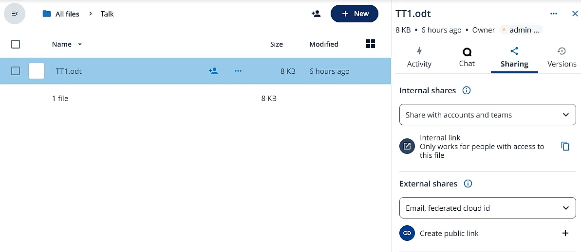 Nextcloud : partage de fichiers Image: Nextcloud : partage de fichiers