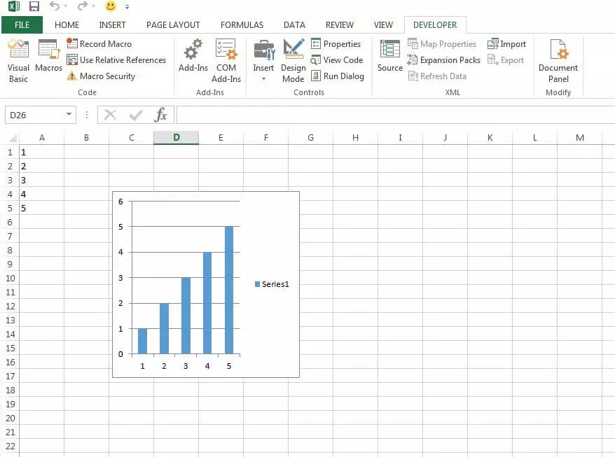 Image: Représentation du diagramme en bâtons exécuté selon la macro « AssortedTasks ».