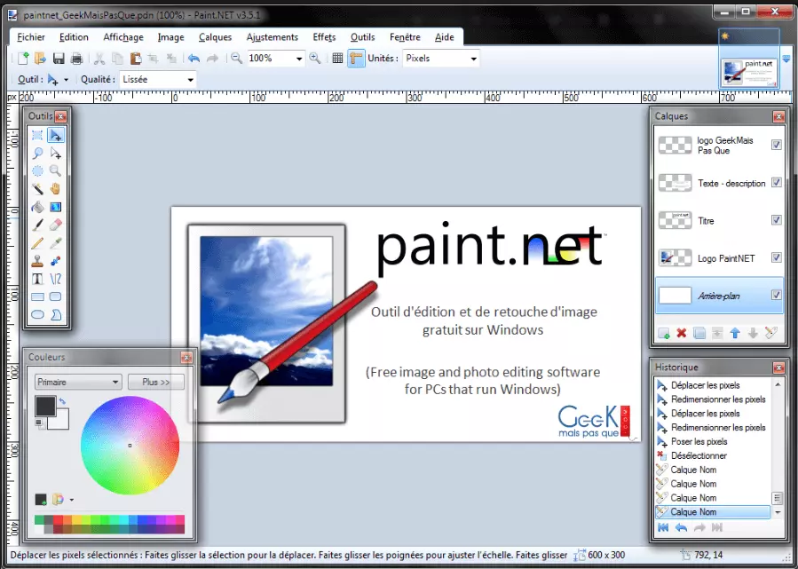 Image: Capture d’écran de Paint.NET