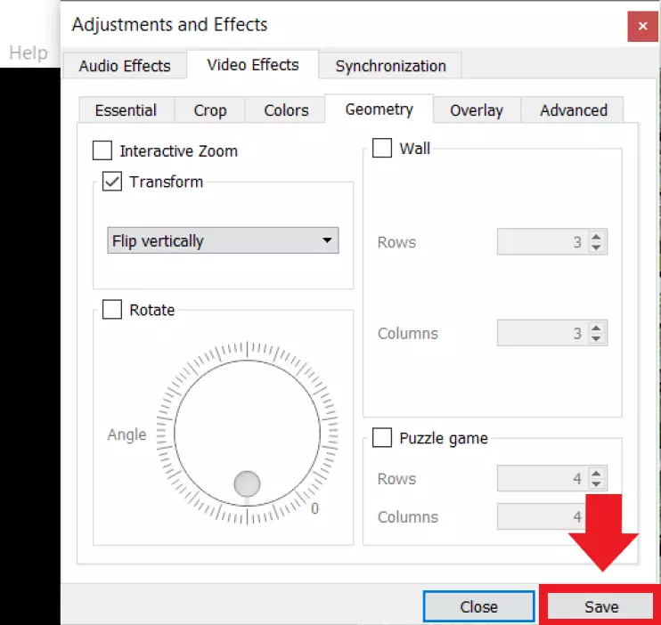 Cliquez sur « Enregistrer » pour enregistrer les modifications