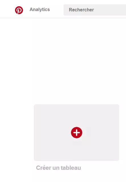 Créer un tableau sur Pinterest
