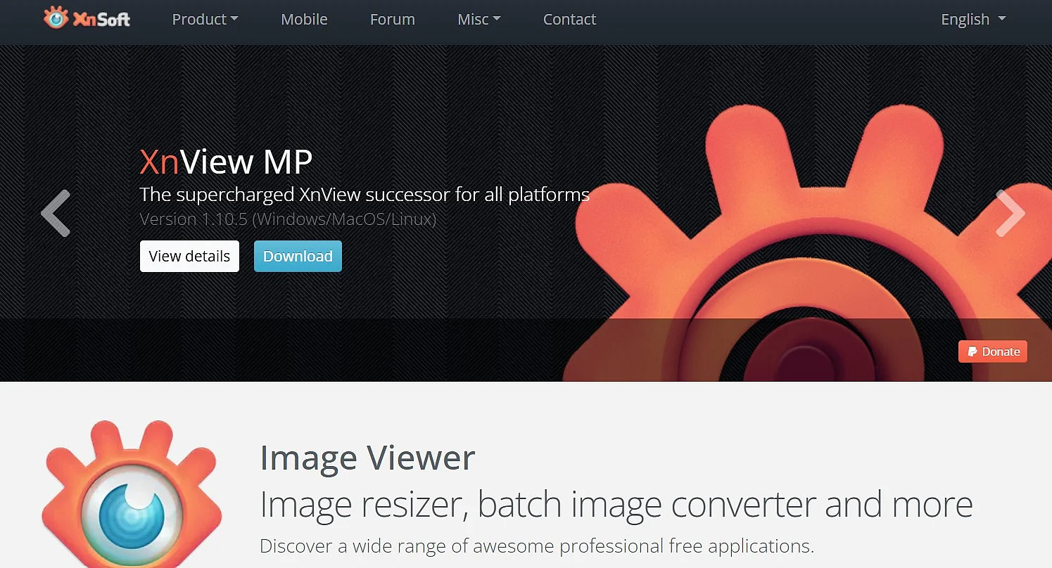 Téléchargement et aperçu de XnView MP Image: Téléchargement et aperçu de XnView MP