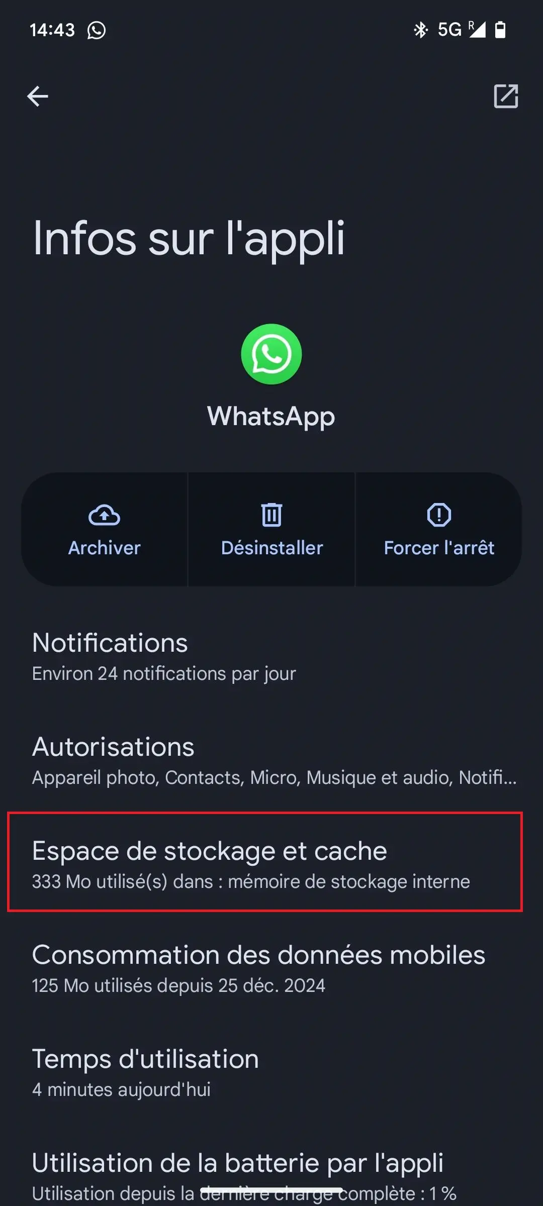 WhatsApp : infos sur l’application sur Android Image: WhatsApp : infos sur l’application sur Android