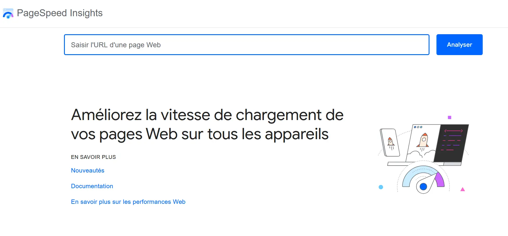 Image: Site Web de PageSpeed Insights