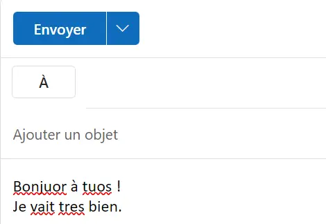 Marquage des erreurs d’email dans le navigateur Chrome Image: Marquage des erreurs d’email dans le navigateur Chrome