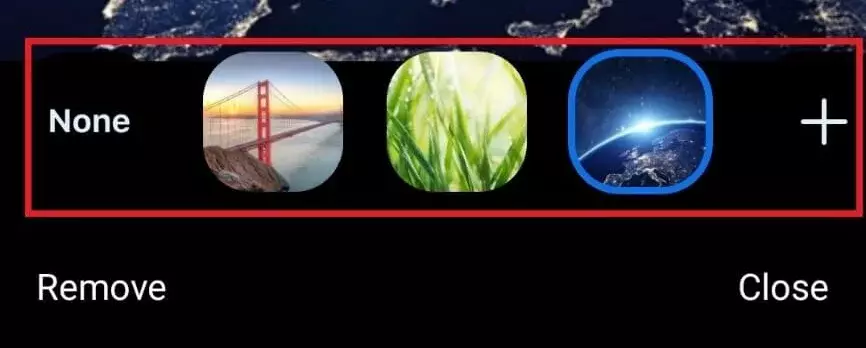Image: Ajouter un fond virtuel sur Zoom dans l’application Android