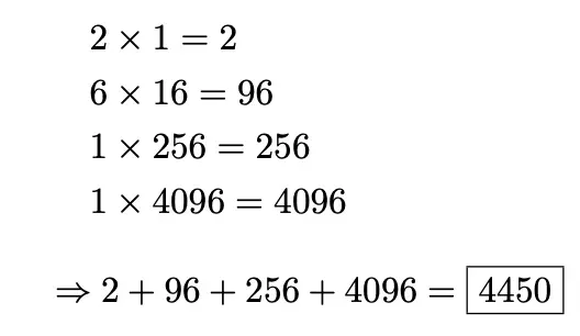 Exemple de calcul : conversion un nombre hexadécimal en un nombre décimal Image: Exemple de calcul : conversion un nombre hexadécimal en un nombre décimal