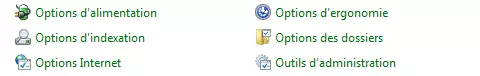 Image: « Options Internet » sous Windows 7