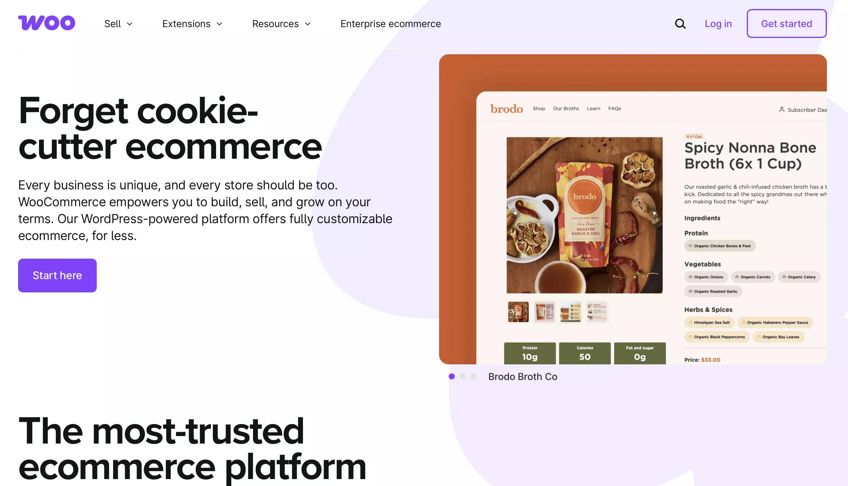 Page d’accueil de WooCommerce Image: Page d’accueil de WooCommerce