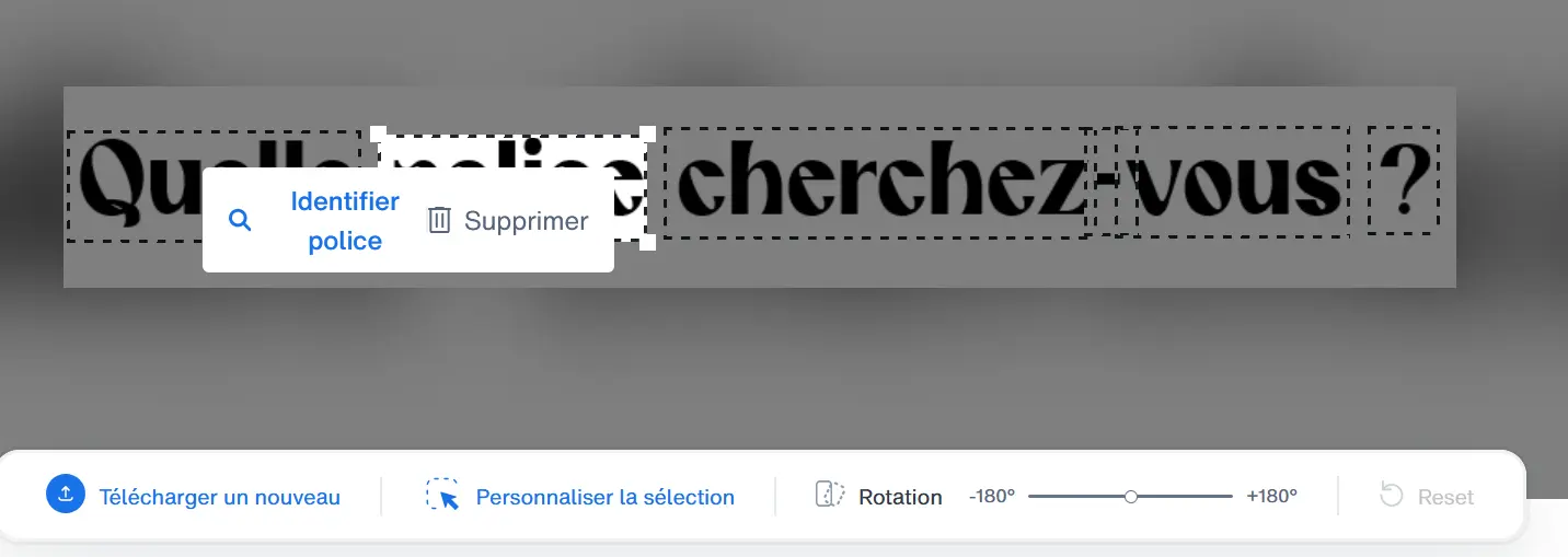Recadrage dans l’application Web Image: Recadrage dans l’application Web