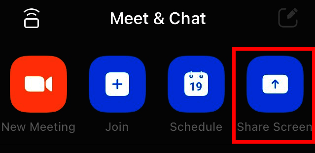 Application Zoom pour iPhone avec possibilité de partage d’écran Application Zoom pour iPhone avec possibilité de partage d’écran