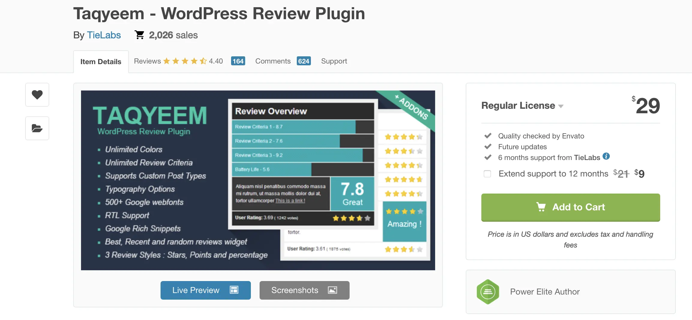 Image: Capture d’écran du plugin Taqyeem