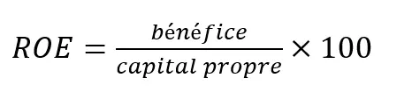 Image: Formule du ROE