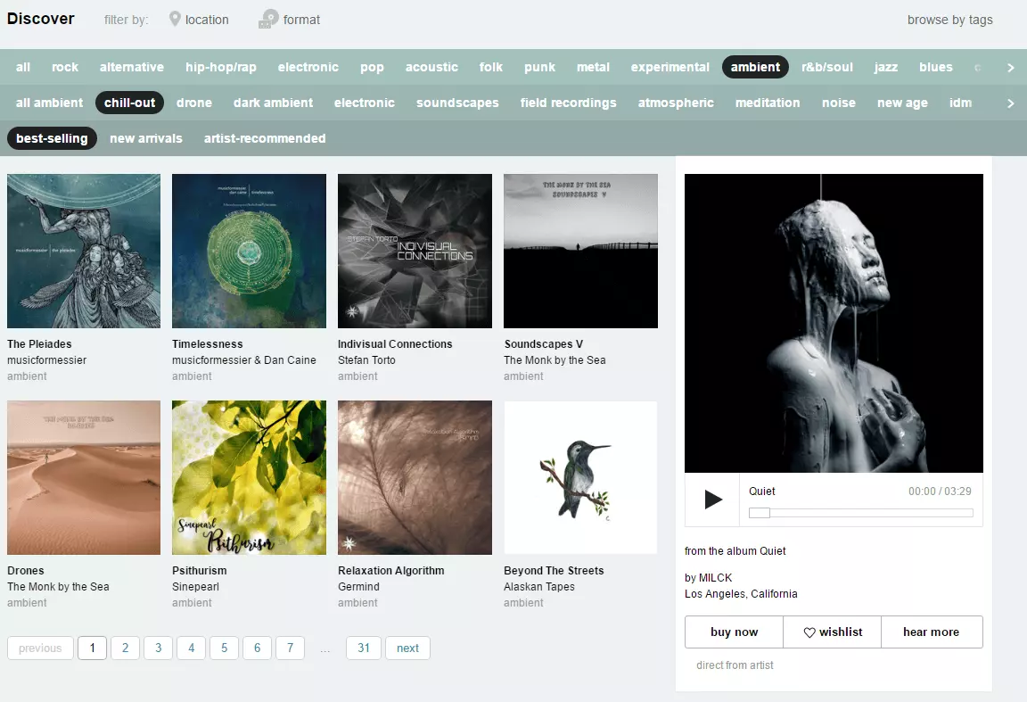 Image: Bandcamp Screenshot