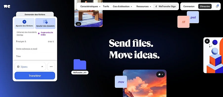 WeTransfer Image: WeTransfer