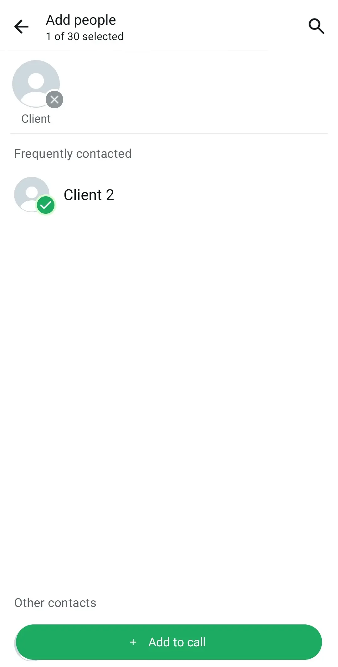 WhatsApp : signe « + » pour ajouter une autre personne à l’appel Image: WhatsApp : signe « + » pour ajouter une autre personne à l’appel