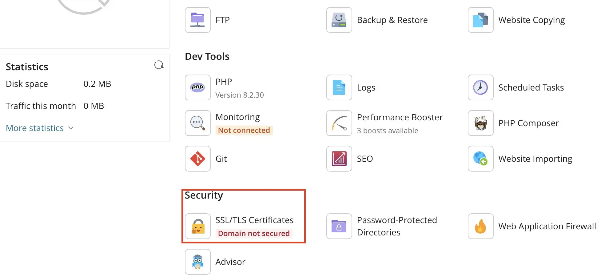Plesk : certificats SSL/TLS Image: Plesk : certificats SSL/TLS
