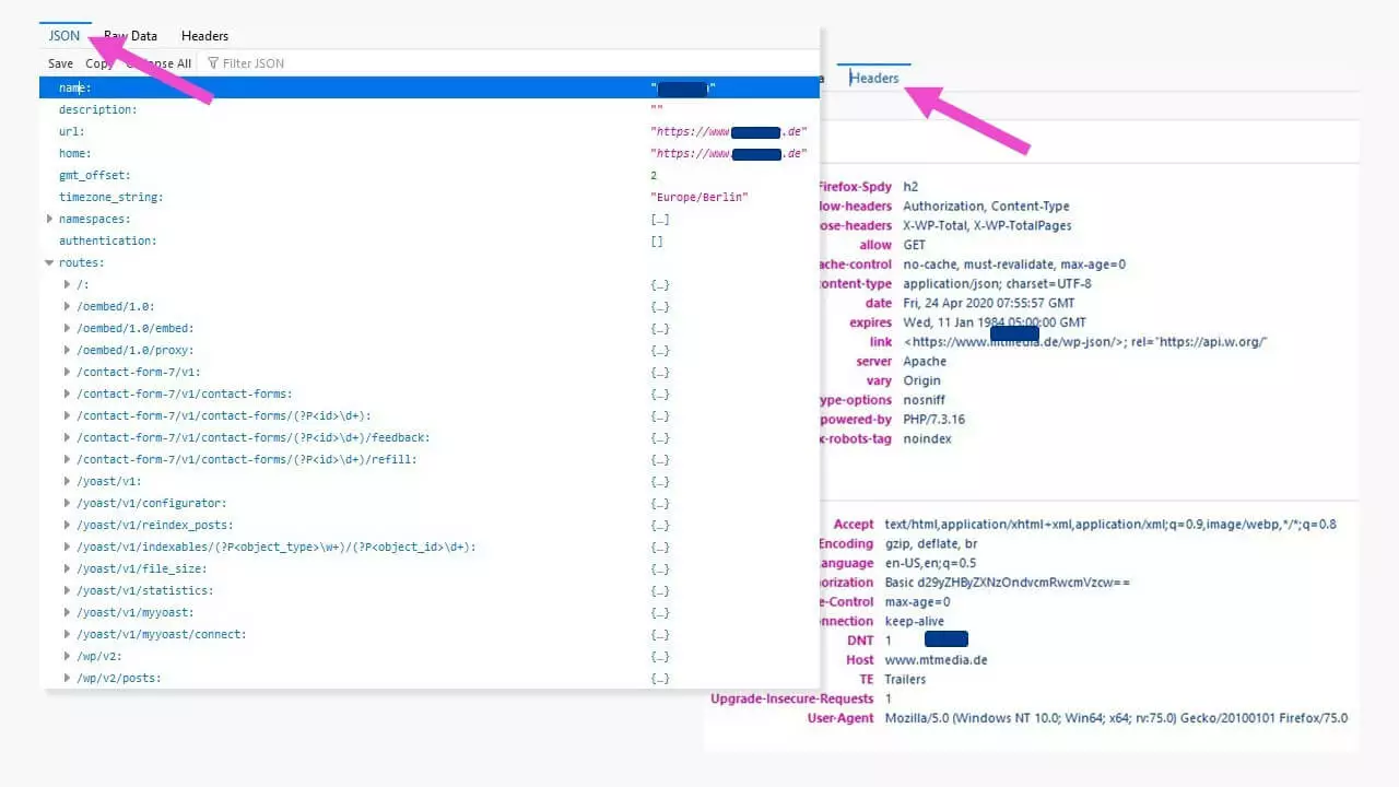 Image: API REST de WordPress : communication via un navigateur 