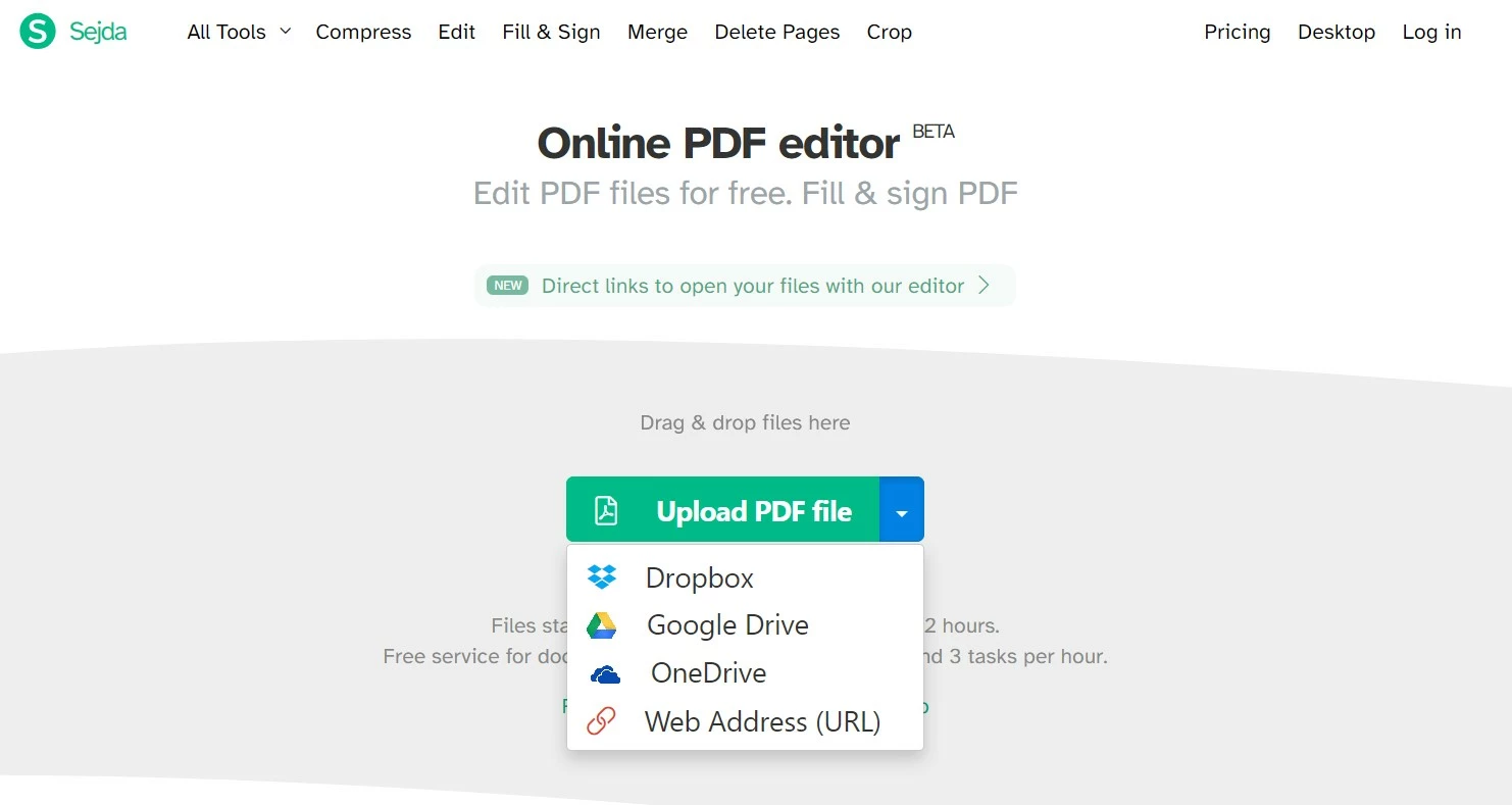 Image: Seijda Online PDF Editor