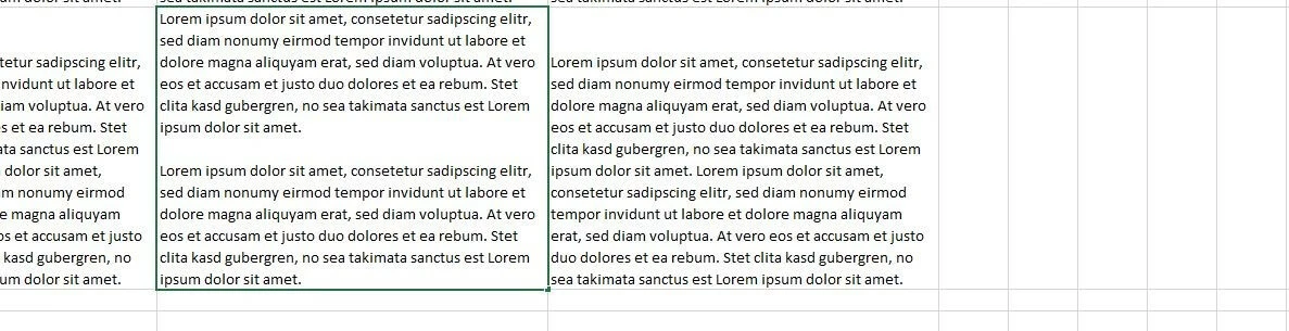 Image: Double saut de ligne : Excel 2016
