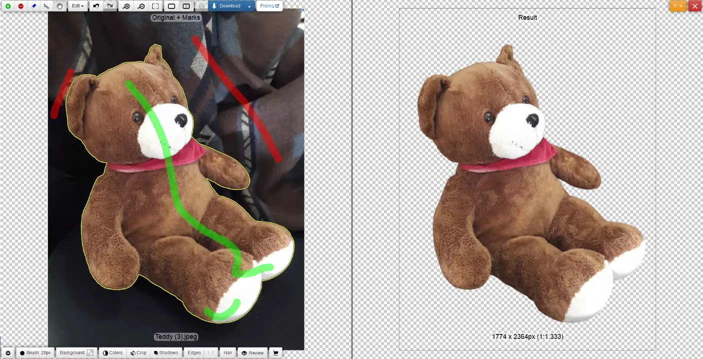 Image: Retirer l’arrière-plan d’une image avec Clipping Magic