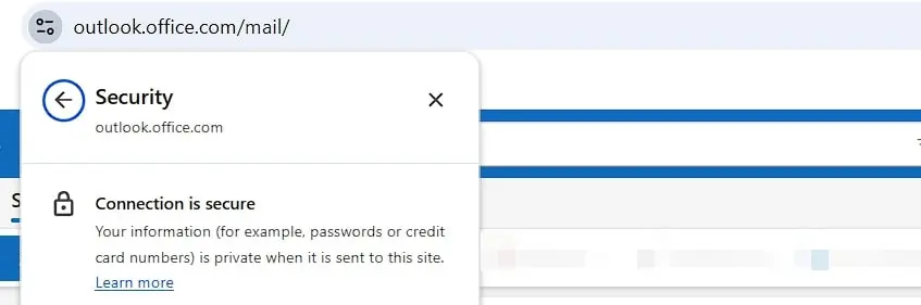 Image: Indication du chiffrement SSL/TLS dans Chrome