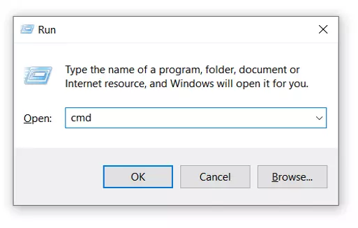 Image: La fenêtre Exécuter de Windows 10