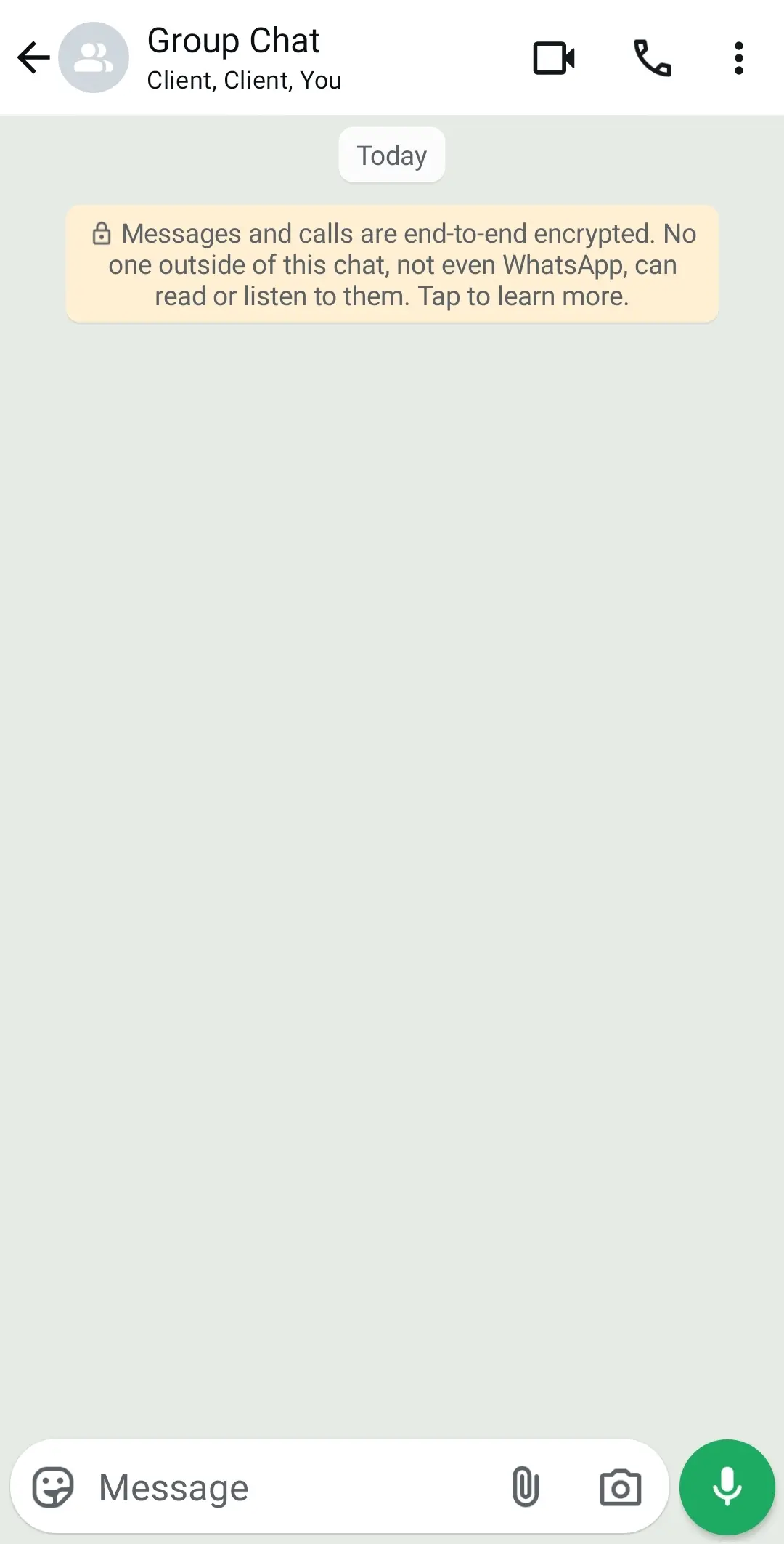 WhatsApp : discussion de groupe Image: WhatsApp : discussion de groupe