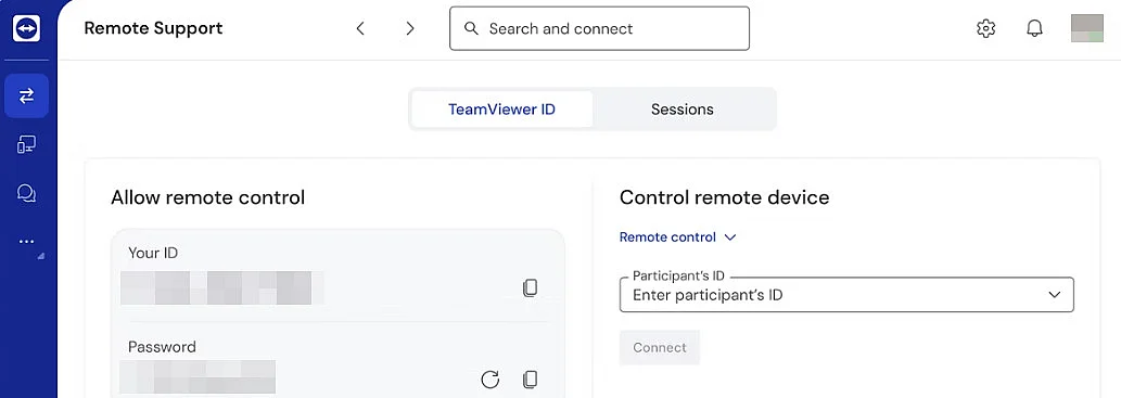 Image: Vue TeamViewer